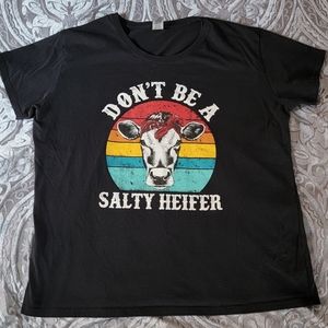 Salty Heifer shirt funny